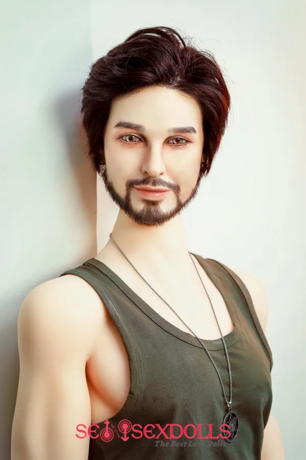 Aaron - 162cm(5.3ft) D-Cup Beard Male SY TPE Realistic Sex Doll