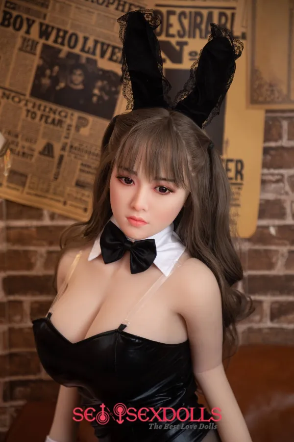 Summer - Bunny 158cm D-Cup Big Boobs Lifelike DL TPE Body+Silicone Head Real Sex Dolls