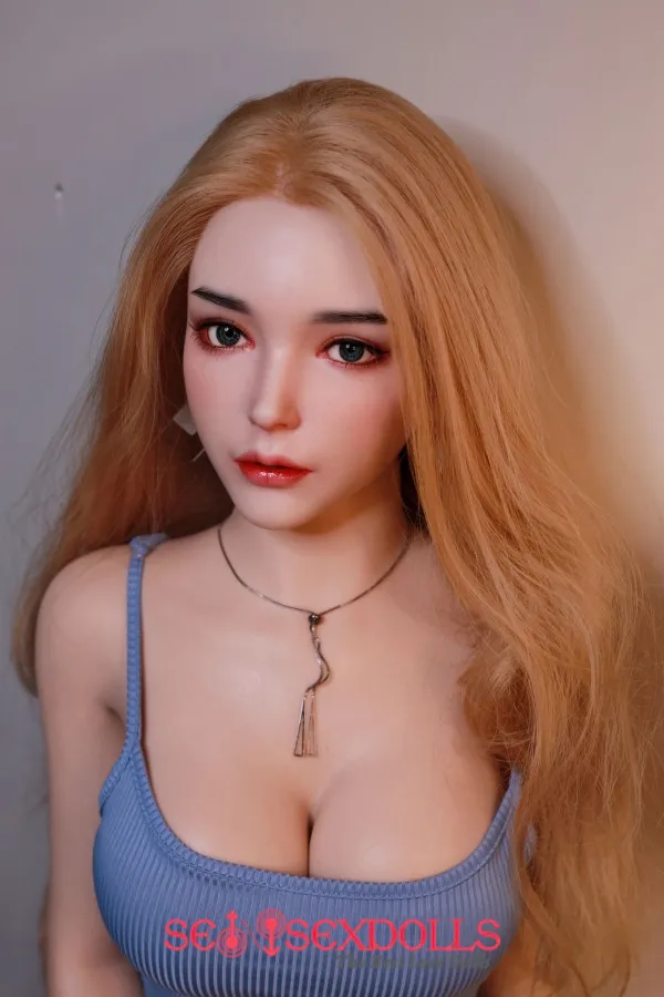 Natalie - 165cm(5.4ft) C-Cup Sexy Lady Blonde Lifelike JY Silicone Sex Doll