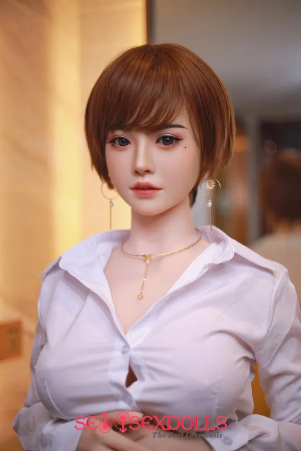 Amber - 163cm(5.3ft) J-Cup Short Hair Big Boobs Real Life JY TPE Sex Doll