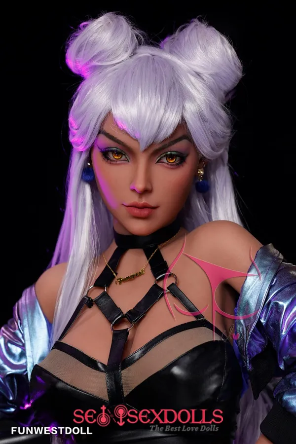 Colette - Dark Style COSPLAY 5.1ft F-Cup Cheap Big Boobs Life Size Funwest TPE Real Love Sex Dolls