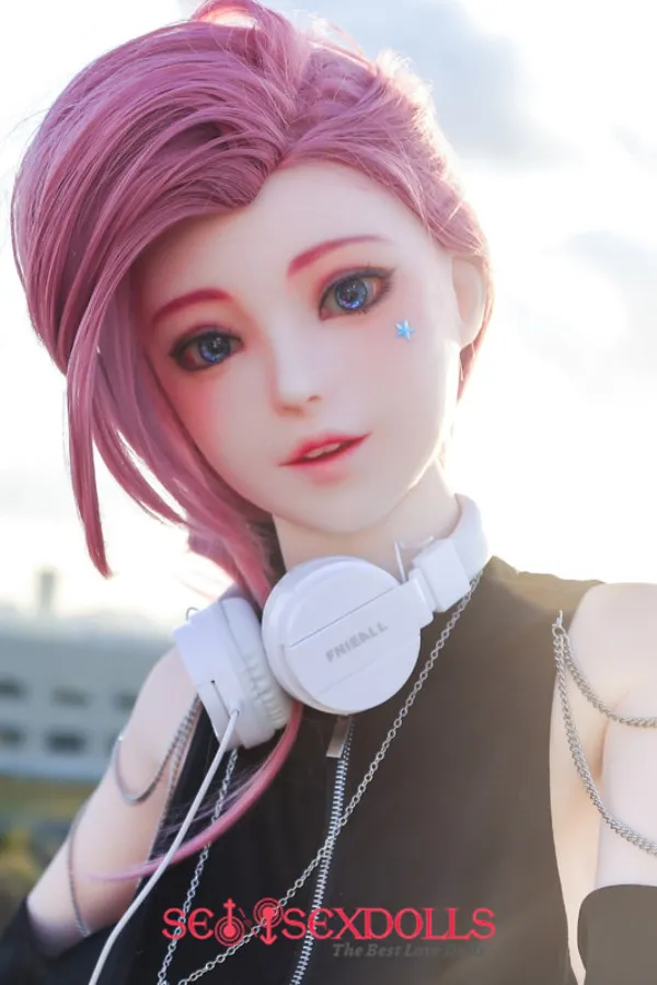 Fanny - 163cm(5.3ft) H-Cup Pink Hair Big Boobs Celebrity MOZU TPE Love Doll