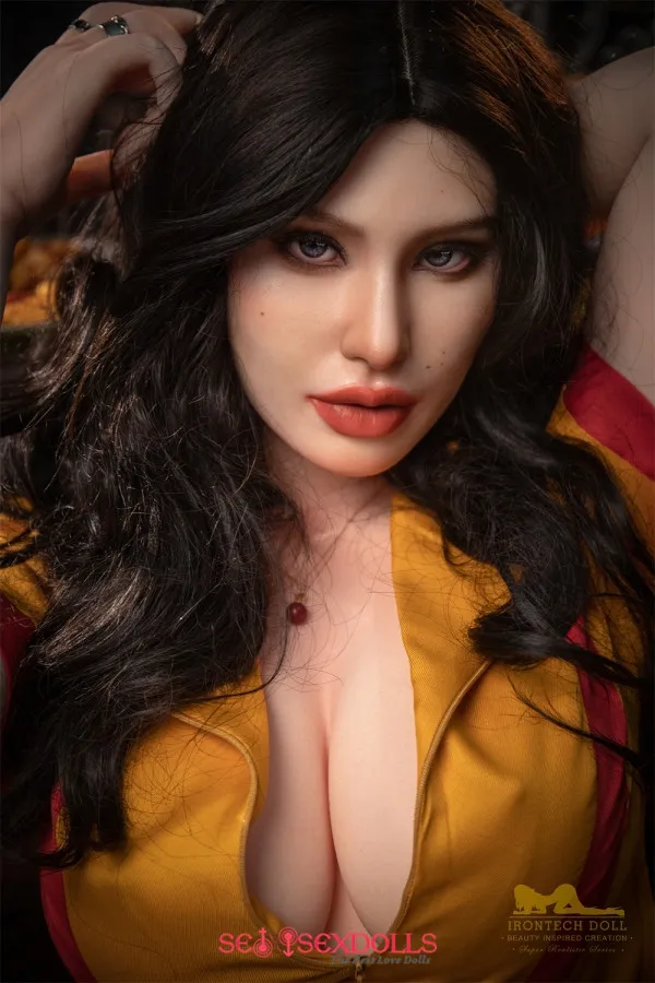 blue eyed tpe sex doll 100 cm